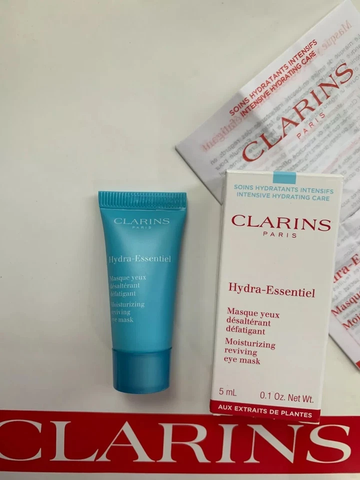 CLARINS Hydra Essentiel Moisturizing Reviving Eye Mask 15ml = 5ml x 3 - Image 3 of 3