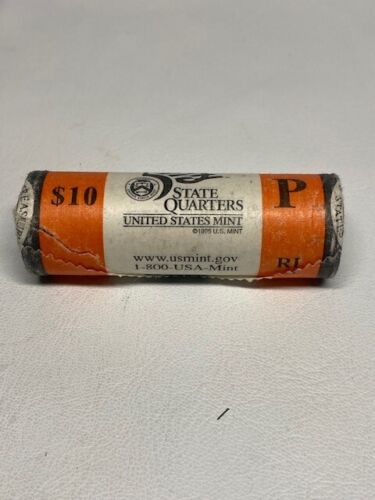 Full Roll (40) 2001 P Rhode Island State Washington Quarters U.S Mint Wrapped - Picture 1 of 4