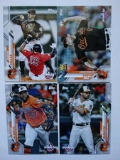 2020 Topps Opening Day Baltimore Orioles Base Team Set of 4 Baseball Cards