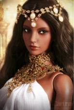 1/3 BJD SD Doll Bare Girl Carina Eyes Face Make up Women Figure Resin Toys Gift