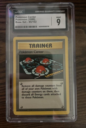Pokemon Center Base Set 1999 Shadowless Trainer 85/102 CGC 9 Mint