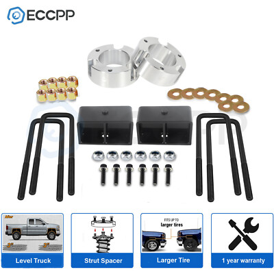 Full Set 3'' Front and Rear Leveling Lift Kit For Toyota Tacoma 6 Lug 2005-2023