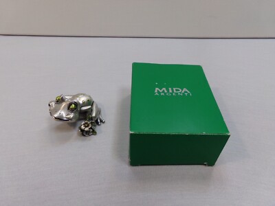Mida Argenti Laminato Silver Painted Frog