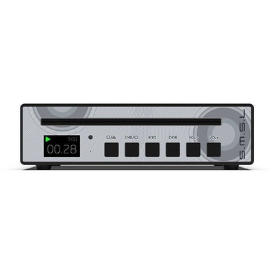 Black PL100 Digital CD Player for MQA Decoding Headphone Amp with Remote Control