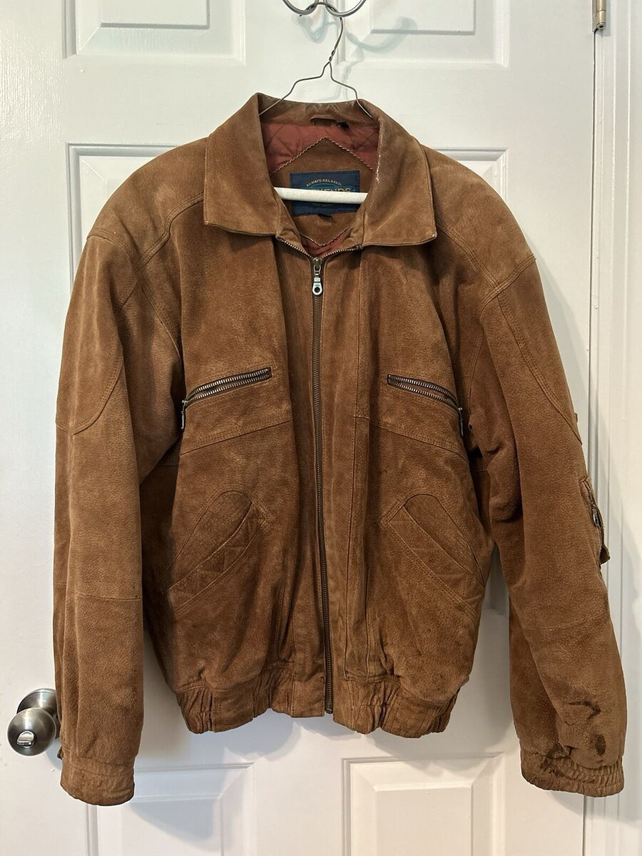 Vintage Weekends Brown Suede Leather Jacket Quilted Lining Vintage Weekends Brown Suede Leather Jacket Quilted Lining