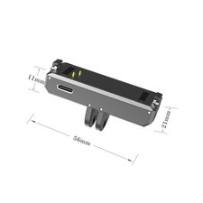 For insta360 go3 rechargeable dock Magnetic quick release Base bracket