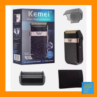 Kemei Elektrorasierer Trimmer Akku Herren Tragbarer Rasierer Rasierer KM-2024
