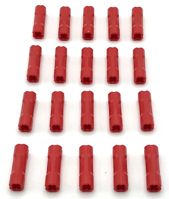 Lego 20 New Red Technic Axle Connector 3L Pieces Parts