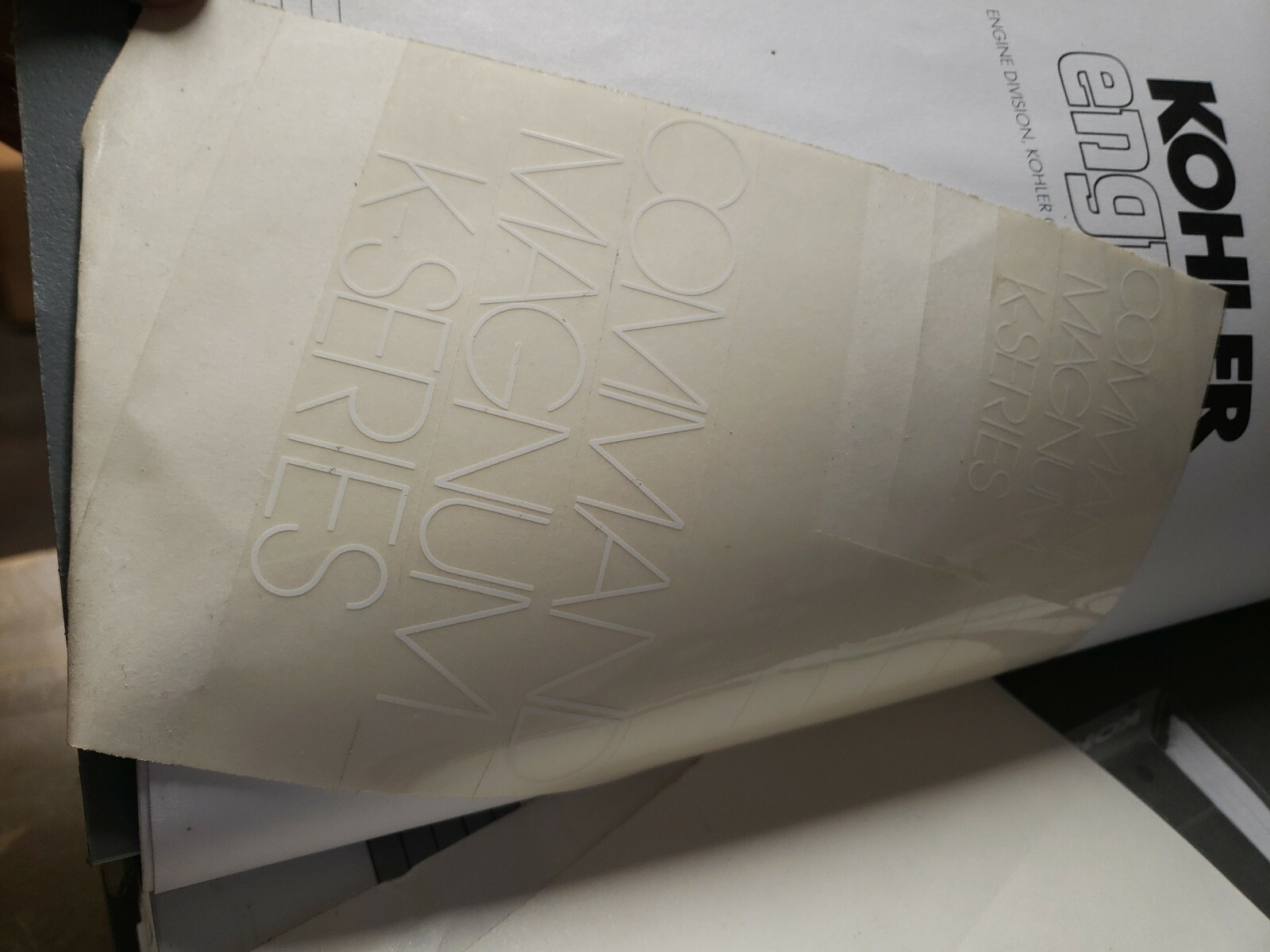 Kohler Engines DEALER PARTS Service Manual Book Huge Master Manual 1J