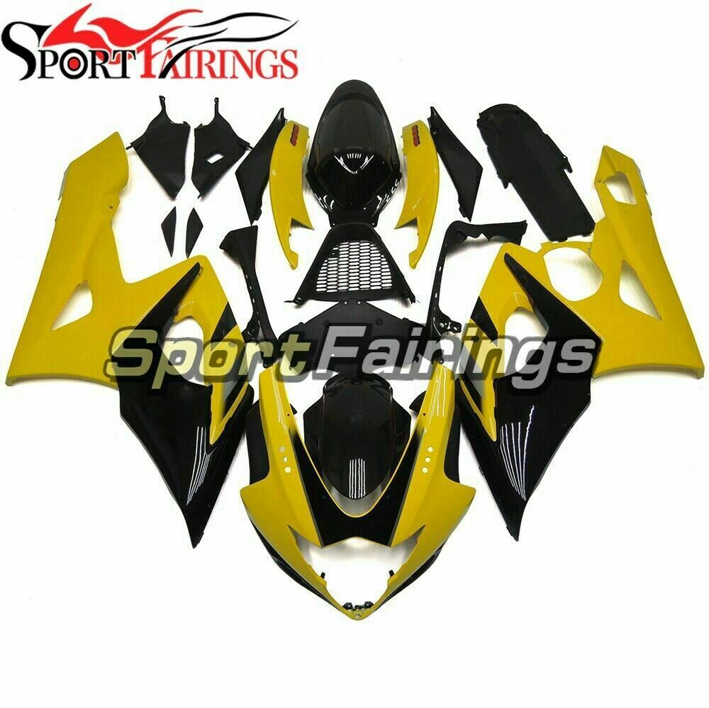 Yellow black Bike Fairings For Suzuki GSXR1000 K5 2005 2006 Injection Bodywork item image
