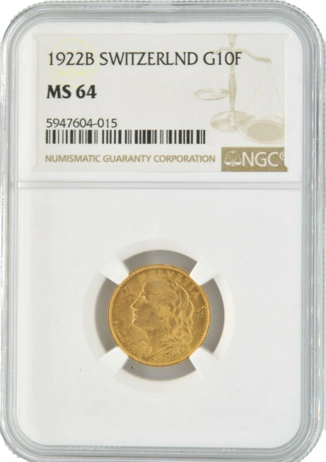 1922 Year Gold Bullions