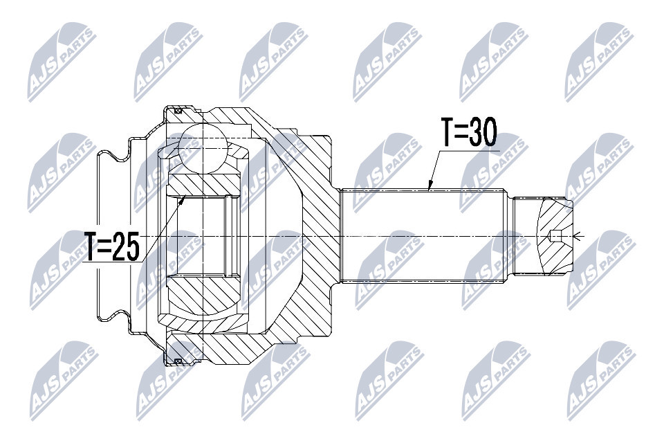 Outer Cv Joint For Bmw X5/X6 06- /Rear/ - Image 7