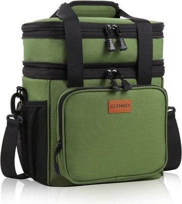 16L Expandable Large Insulated Lunch Box Heavy Duty Lunch Cooler Bag Lunch Pail