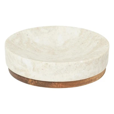 Porte Savon Design "Côme" 10cm Beige - Photo 1/2