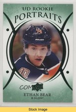 2018-19 Upper Deck UD Portraits Rookies Green Ethan Bear #P-74 READ 0e3