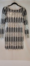 Ladies Dress Size Medium, Sequins, Black, Silver, White, Charlotte Russe