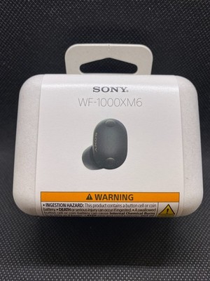 Sony WF-1000XM6 Best Truly Wireless Noise Cancelling Earbuds - Black