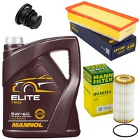 MotoröL Filter Set 5W40 5 Liter + ÖLablassschraube FüR Audi A4 A5 1.8 2.0 Tfsi