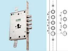SERRATURE MOTTURA PORTA BLINDATA  - 85.771/28 - Mano Sinistra