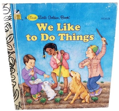 First Little Golden Book We Like To Do Things Vintage