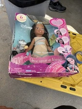 Rare Playmates Disney Before Once Upon a Time Little Pocahontas Doll Damage Box