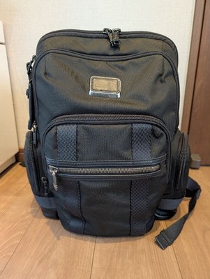 Tumi Alpha Bravo Norman Backpack Black Business Casual Laptop Bag