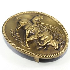 Solid Brass Cowboy Belt Buckles Tongue Pin Belt Buckle Fits For 1.5 INCHES Belt