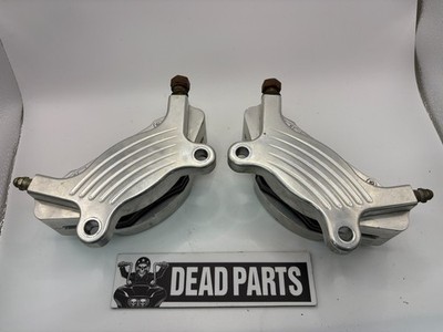 Harley Performance Machine PM billet ball milled 4 piston brake calipers
