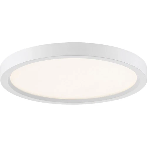 Quoizel OST1711 Outskirts 11"W LED Flush Mount Ceiling Fixture - Fresco - Picture 9 of 12