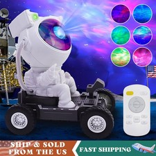 Astronaut Galaxy Projector 360 Nebula Space Buddy Night Light w/ Remote Decor