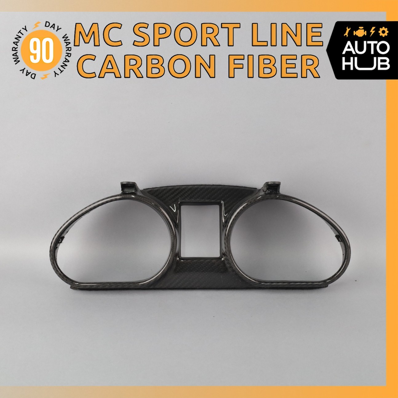 Maserati GranTurismo M145 Instrument Cluster Speedometer Cover Carbon Fiber OEM