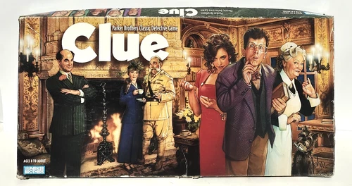 Clue - Parker Brothers - Classic Detective Board Game - Complete - Vintage 1996