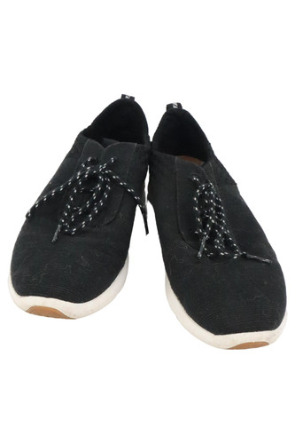 TOMS sneaker donna basse nere numero 39 lacci tempo libero tessuto urbano - Foto 2 di 4