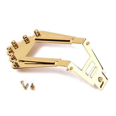 Jazzgitarren-Stegbaugruppe Archtop Fender Golden Saitenhalter Für Hollow Body