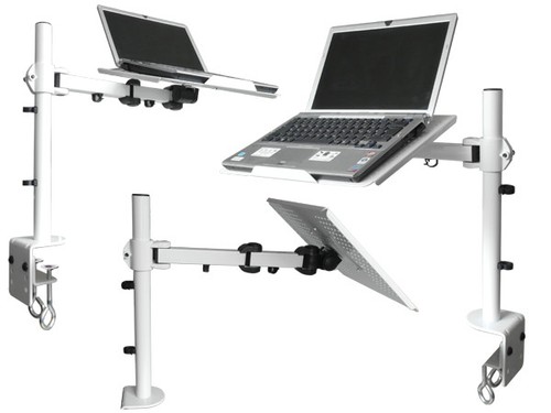 Support de table universel blanc pour ordinateur portable Net- Netbook Tablet PC - Photo 2/7