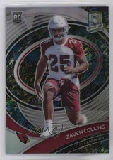2021 Panini Spectra Rookie Neon Splatter Prizm 8/8 Zaven Collins #186 n0c