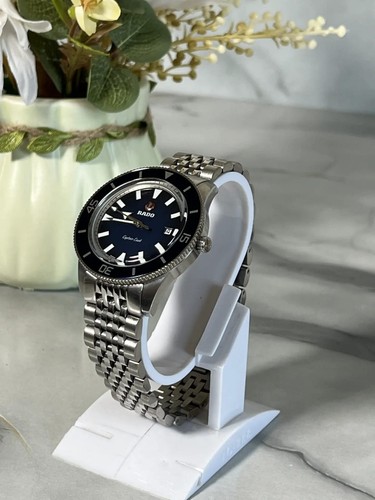 Rado Captain Cook Automatic Men's Blue Dial Swiss Rare Wristwatch