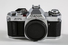 Canon AV-1 Body in Silver Used but Good Condition for Age