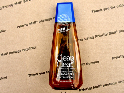 New Factory Sealed 80's Revlon Clean & Clear Body & Shine Shampoo 11 oz Vintage