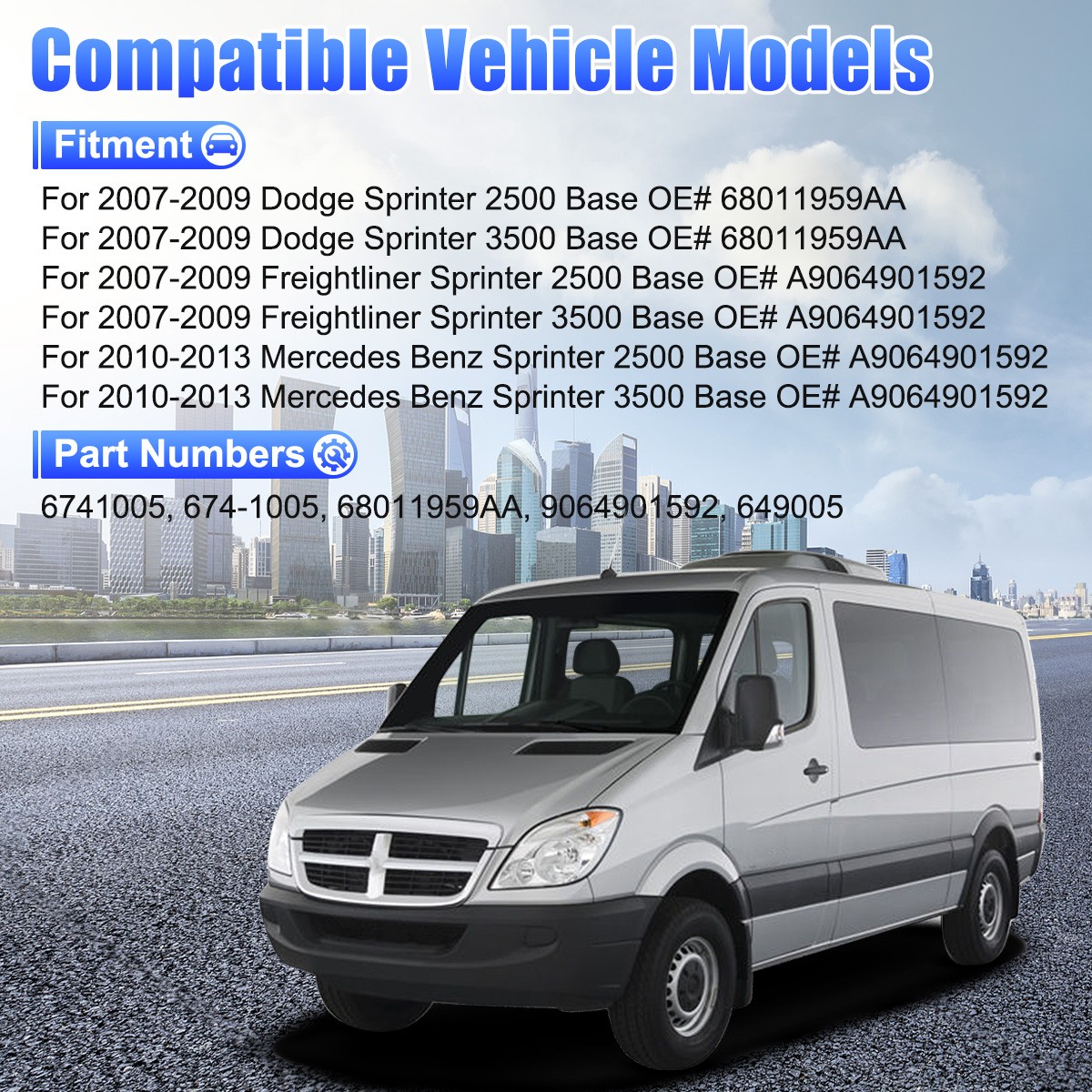 NEW Diesel Particulate Filter DPF For Dodge Sprinter 2500 3500 2007-2009 3.0L V6 thumbnail 2