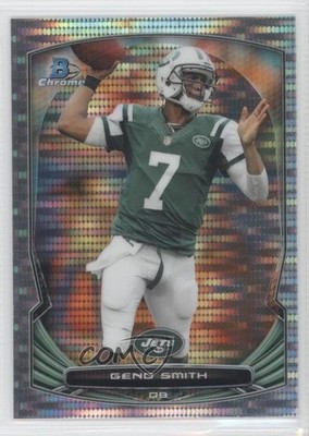 2014 Bowman Chrome Pulsar Refractor 154/271 Geno Smith #26 e8d