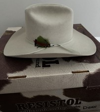 Resistol Silver Belly Self Conforming Cowboy Western Hat 4X Beaver Sz 6 5/8 Oval