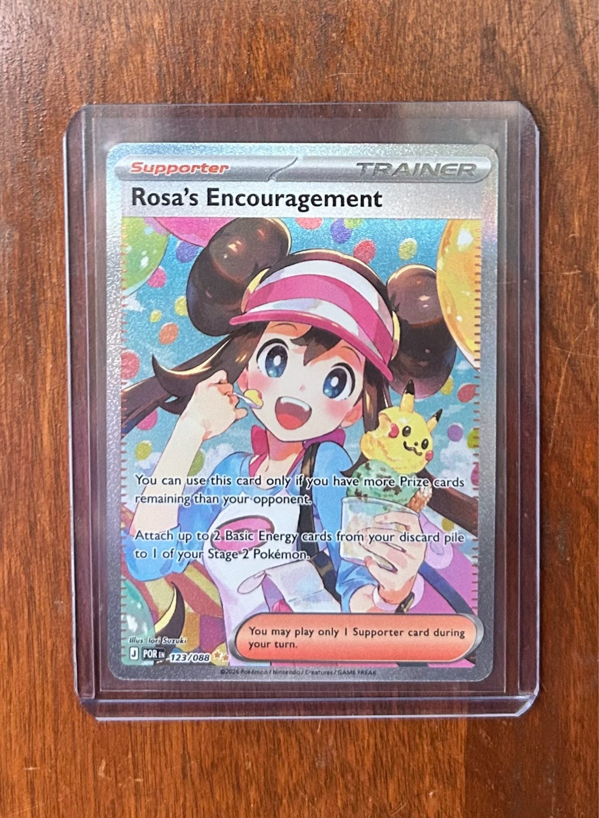 Rosa's Encouragement - 123/088 perfect order, comes with hard cover.