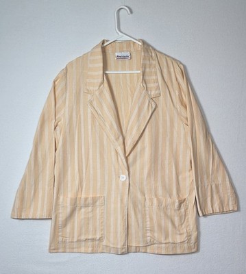 Vtg 2 Piece Suit Fire Islander Grandma Grannycore Blazer/Jacket Pants Set Sz. 14