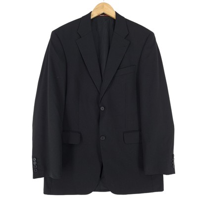 Digel Blazer Jacket Stretch Virgin Wool Striped Black Ir4 Size EU 48 UK/US 38