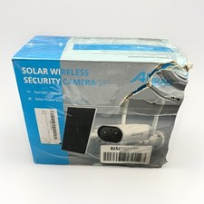 Anran S02 White Wireless Built-In Battery Solar Powered Security Camera