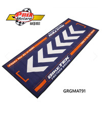 Tappeto Moto Garage Atelier Boutique Serie 7 Arancione