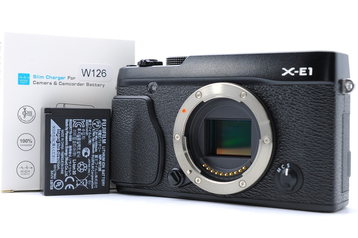 Fujifilm X Series X-E1 16.3MP Digital SLR Camera - Black (Body