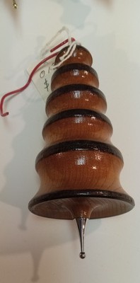 Handmade Cherry Wood Christmas Ornaments in different designs