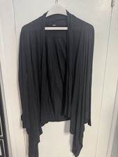 Lululemon Gray Universal Wrap Draped Waterfall Open Front Cardigan 6